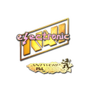 Sticker | electronic (Holo) | Antwerp 2022