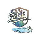 Sticker | EliGE (Holo) | Antwerp 2022