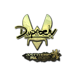Sticker | dupreeh (Gold) | Antwerp 2022