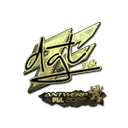 Sticker | dgt (Gold) | Antwerp 2022