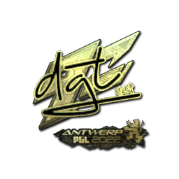 Sticker | dgt (Gold) | Antwerp 2022