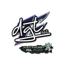 Sticker | dgt (Glitter) | Antwerp 2022