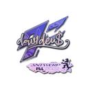 Sticker | dav1d (Holo) | Antwerp 2022