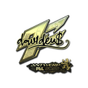 Sticker | dav1d (Gold) | Antwerp 2022