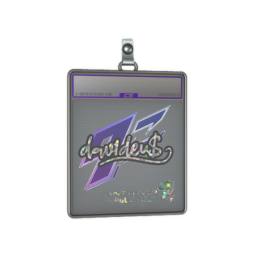 Sticker Slab | dav1d (Glitter) | Antwerp 2022