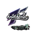 Sticker | dav1d (Glitter) | Antwerp 2022