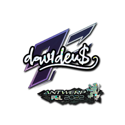Sticker | dav1d (Glitter) | Antwerp 2022