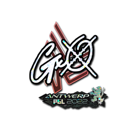Sticker | gxx- (Glitter) | Antwerp 2022
