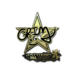 Sticker | Grim (Gold) | Antwerp 2022