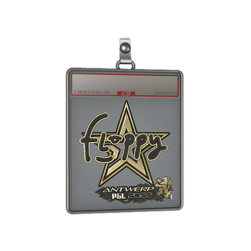 Sticker Slab | floppy (Gold) | Antwerp 2022