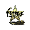 Sticker | floppy (Gold) | Antwerp 2022