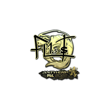 Sticker | FL1T (Gold) | Antwerp 2022