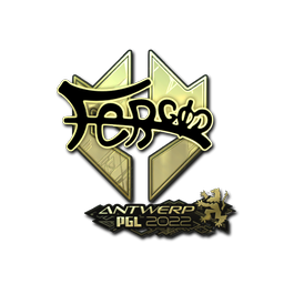 Sticker | fer (Gold) | Antwerp 2022