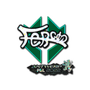 Sticker | fer (Glitter) | Antwerp 2022