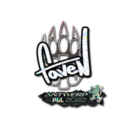 Sticker | faveN (Glitter) | Antwerp 2022