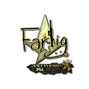 Sticker | Farlig (Gold) | Antwerp 2022