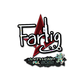 Sticker | Farlig (Glitter) | Antwerp 2022