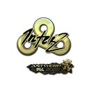Sticker | interz (Gold) | Antwerp 2022