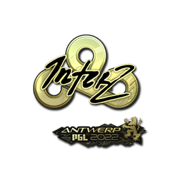 Sticker | interz (Gold) | Antwerp 2022