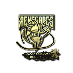 Sticker | ins (Gold) | Antwerp 2022