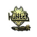 Sticker | huNter (Gold) | Antwerp 2022