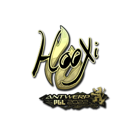 Sticker | HooXi (Gold) | Antwerp 2022