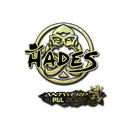 Sticker | hades (Gold) | Antwerp 2022