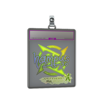 Sticker Slab | hampus (Holo) | Antwerp 2022