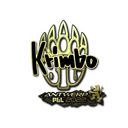 Sticker | Krimbo (Gold) | Antwerp 2022