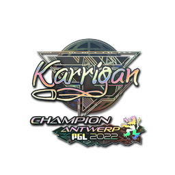 Sticker | karrigan (Holo, Champion) | Antwerp 2022