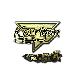 Sticker | karrigan (Gold) | Antwerp 2022