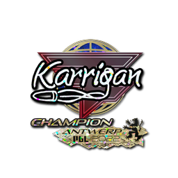 Sticker | karrigan (Glitter, Champion) | Antwerp 2022