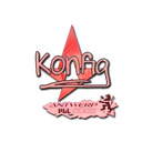 Sticker | k0nfig (Holo) | Antwerp 2022