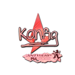 Sticker | k0nfig (Holo) | Antwerp 2022
