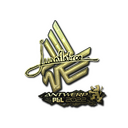 Sticker | juanflatroo (Gold) | Antwerp 2022