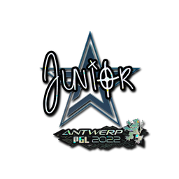 Sticker | junior (Glitter) | Antwerp 2022