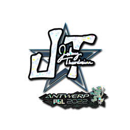 Sticker | JT (Glitter) | Antwerp 2022