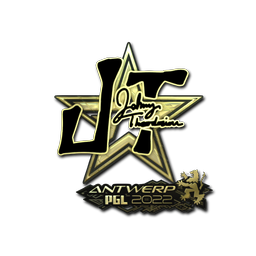 Sticker | JT (Gold) | Antwerp 2022