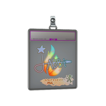 Sticker Slab | jabbi (Holo) | Antwerp 2022