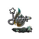 Sticker | jabbi (Glitter) | Antwerp 2022