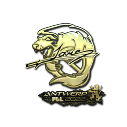 Sticker | Jame (Gold) | Antwerp 2022