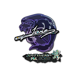 Sticker | Jame (Glitter) | Antwerp 2022