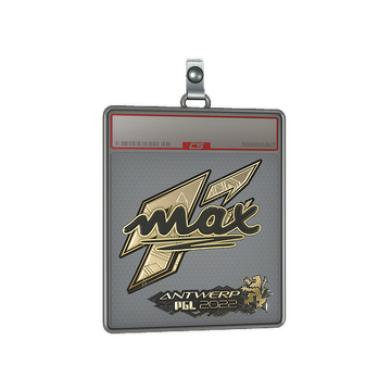 Sticker Slab | max (Gold) | Antwerp 2022