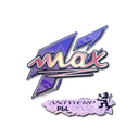 Sticker | max (Holo) | Antwerp 2022
