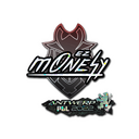 Sticker | m0NESY (Glitter) | Antwerp 2022