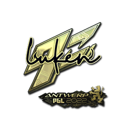 Sticker | luken (Gold) | Antwerp 2022
