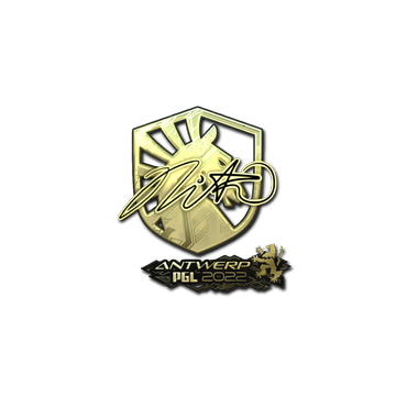 Sticker | nitr0 (Gold) | Antwerp 2022