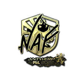 Sticker | NAF (Gold) | Antwerp 2022