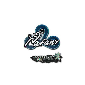 Sticker | nafany (Glitter) | Antwerp 2022