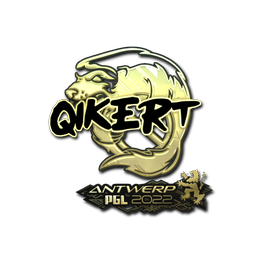 Sticker | qikert (Gold) | Antwerp 2022